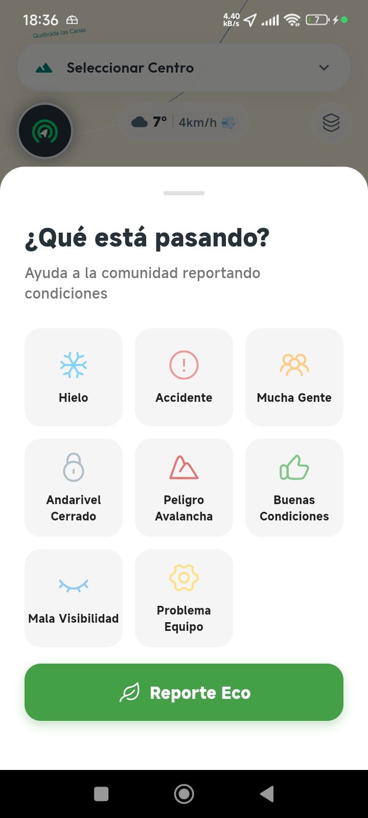 Reportar Condición